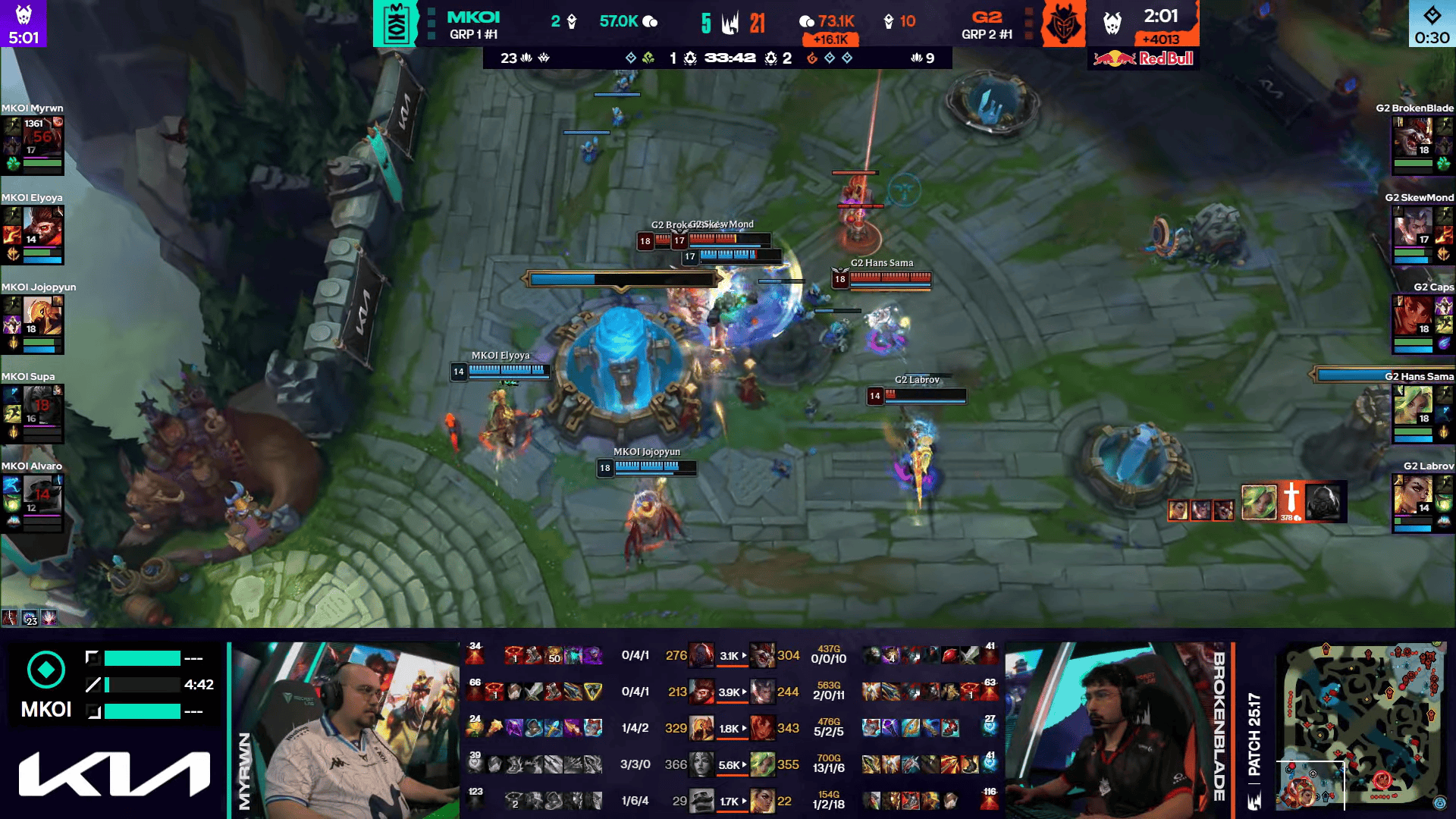 在第二局一, I挺进决赛